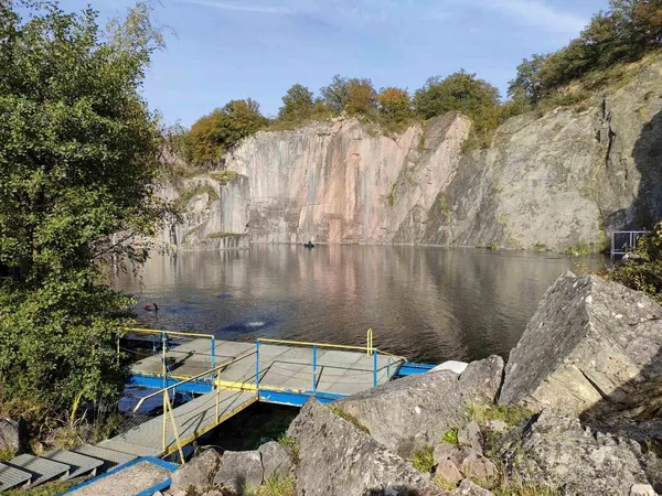 image de la carrière de Vodelée en Belgique